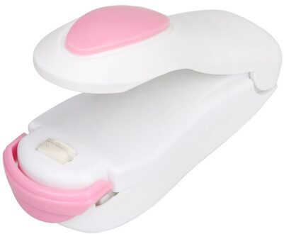 Draagbare Mini Warmte Sluitmachine Impuls Sealer Seal Verpakking Plastic Zak Impuls Sealer Seal Verpakking Plastic Tas Werk #60 wit