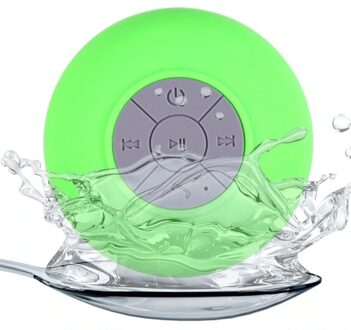 Draagbare Mini Waterdichte Bluetooth Wireless Speaker Mooie Badkamer Handsfree Speaker Wifi Zwembad Party Speaker Gereedschap groen