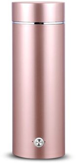 Draagbare Mini Waterkoker Water Thermische Verwarming Boiler Reizen Roestvrij Staal Thee Pot Koffie Melk Kokend Cup 110V 220V roze