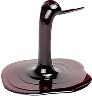 Draagbare Mini Wijn Rekken Acryl Fles Kast Stand Rode Wijn Ondersteuning Houders Plank Opslag Voor Display Plank 9X9X7.2Cm zwart