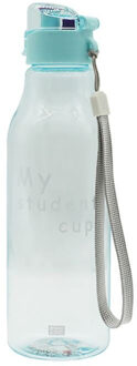 Draagbare Mode Plastic Water Glas Reizen Sport Drinkbeker Slip Vallen Water Drink Fles