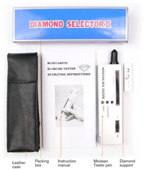 Draagbare Moissan Tester Tool Thermische Geleidbaarheid Meter Boor Pen Hardheid Identificatie Instrument Detectie Authentieke Jade