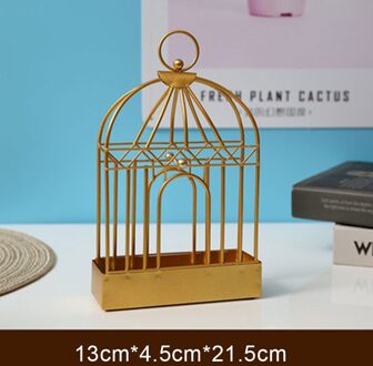 Draagbare Mosquito Coil Houder Retro Iron Mosquito Coil & Wierook Branders Metalen Frame Voor Thuis Outdoor Patio MOWA889 cage goud