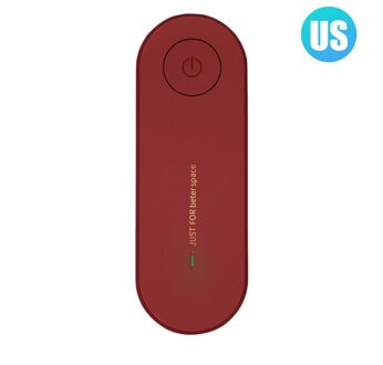 Draagbare Negatieve Ionen Luchtreiniger Geur Deodorizer Duurzaam Verwijderen Stof Rook Verwijdering Formaldehyde Verwijdering Mute Huishoudelijke Gebruik rood