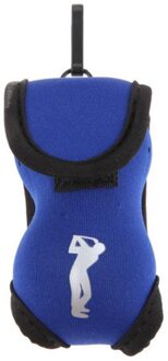 Draagbare Neopreen Mini Compact Golfbal Zak Houder Sporttas Voor Golf Training Oefening Praktijk Buitensporten Apparatuur blauw