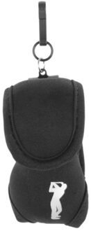 Draagbare Neopreen Mini Compact Golfbal Zak Houder Sporttas Voor Golf Training Oefening Praktijk Buitensporten Apparatuur zwart
