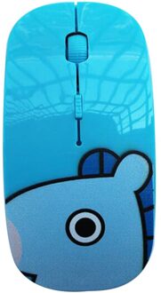 Draagbare Notebook Draadloze Muis Leuke Desktop Computer Kantoor Optische Draadloze Muis Met Usb-ontvanger 5C