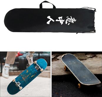 Draagbare Nylon Stof Skateboard Draagtas Handtas Container Waterafstotend Unisex Longboard Carrier, 33X12 Inches Loved