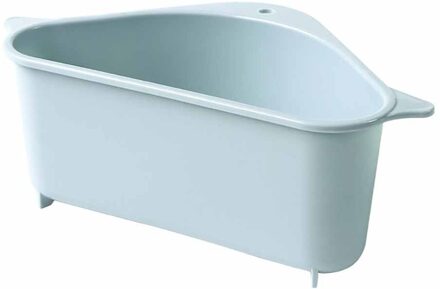 Draagbare Opbergmanden Plank Beugel Nuttig Zuignap Sink Plank Zeep Spons Afvoer Rack Keuken Sucker Opslag Tool #2 blauw