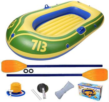 Draagbare Opblaasbare Drijvende Water Pad Boot Vouwen Rubber Explorer Boot Kayak Kano Voor Vissen Zwembad Drijft Voor Volwassenen Kids