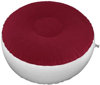 Draagbare Opblazen Kruk Tuin Leisure Air Stoel Voetsteun Voor Strand Vissen rood