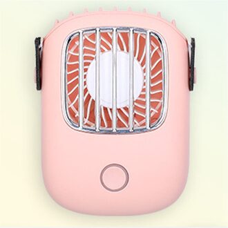 Draagbare Opknoping Hals Fan Mini 3 Versnellingen Verstelbare Air Cooling Fan Zomer Outdoor Reizen Lanyard Handenvrij Cooler Usb Ventilator