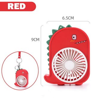 Draagbare Opknoping Hals Fan Mini Pocket Air Cooling Fan Zomer Outdoor Reizen Lanyard Handenvrij Cooler Usb Oplaadbare Fan rood