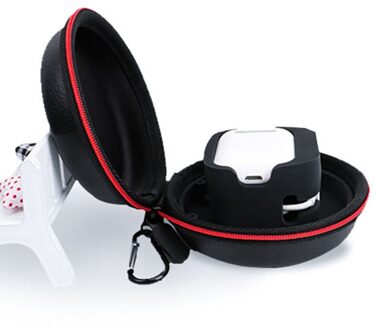 Draagbare Oplader Stand Base Voor Apple Horloge Serie 5 4 3 2 1 Travel Hard Beschermende Voor Airpods Tas Opslag cover Rits Doos Lsize-Airpods houder