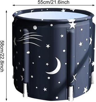 Draagbare Opvouwbare Bad Verdikte Volwassen Opblaasbare Bad Single Spa Thuis Massage Zwembad Plastic Baden Emmer Paars