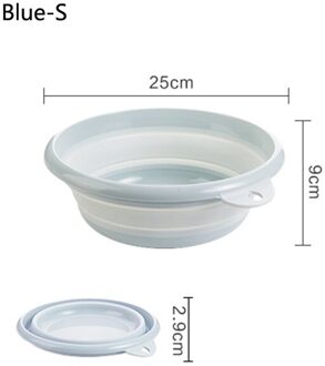 Draagbare Opvouwbare Emmer Opvouwbare Bassin Toerisme Outdoor Opvouwbare Emmer Vissen Camping Wasstraat Emmer Outdoor Camping xiao-lan