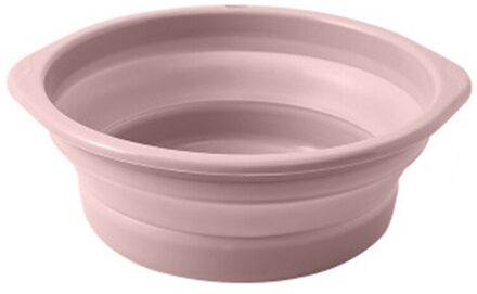 ! Draagbare Opvouwbare Emmer Wastafel Toerisme Outdoor Vissen Camping Car roze