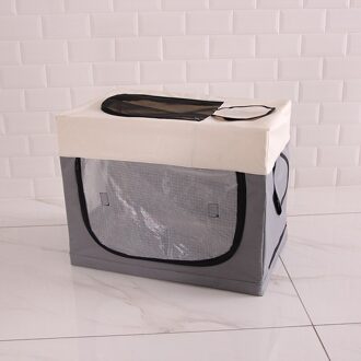 Draagbare Opvouwbare Pet Drogen Doos Tent Blazen Föhn Kat Kooi Hond Bad Artefact Grooming Huis Tas Huisdier Droog Kamer huisdier Auto Zak grijs