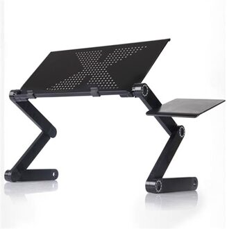 Draagbare Opvouwbare Tafel Voor Laptop Bureau Computer Notebook Stand Lade Home Office 360 Graden Verstelbare Klaptafel 48*26 cm