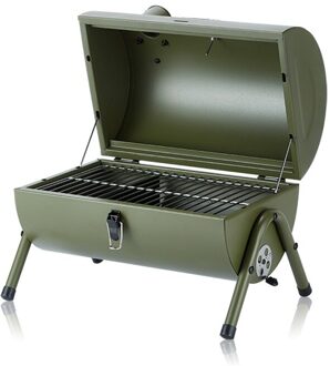 Draagbare Outdoor Bbq Grill Patio Camping Picknick Barbecue Kachel Geschikt Voor 3-5 Mensen groen