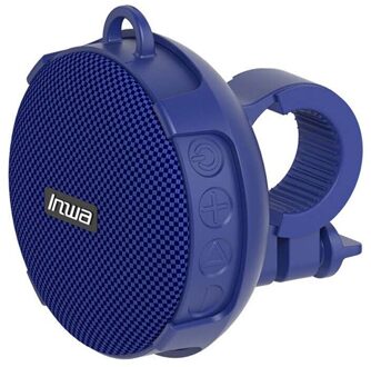Draagbare Outdoor Bluetooth Speaker Subwoofer + Bike Mount 3D Stereo Luidspreker Douche Handsfree IPX7 Waterdichte Mini Boombox blauw