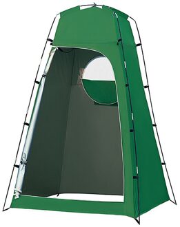Draagbare Outdoor Douche Bad Tenten Veranderende Paskamer Tent Onderdak Camping Strand Privacy Wc Tenten Wc Fotografie Tent leger groen