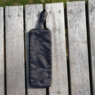 Draagbare Outdoor Opvouwbare Paraplu Tas Super Water-Absorberende Paraplu Case Cover zwart