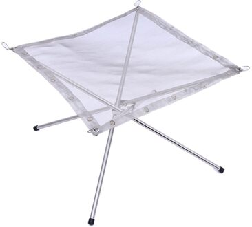 Draagbare Outdoor Vuurkorf: Instorten Staal Mesh Haard-Perfect Voor Kamperen, achtertuin En Tuin-Draagtas Inc