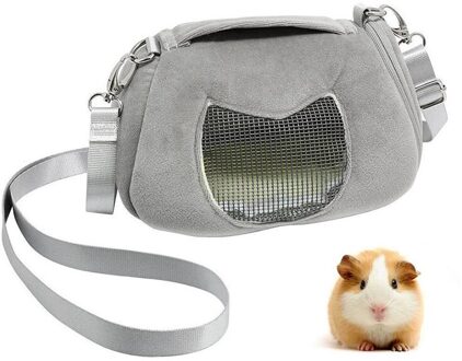 Draagbare Pet Carrier Uitgaande Handtas Met Verstelbare Schouderriem Pouch Voor Suiker Zweefvliegtuig Hamster Eekhoorn Klein Dier