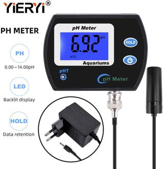 Draagbare Ph Meter Tester Nauwkeurige Digitale Pen PH-990 Pocket Aquarium Wijn Urine Lcd Ph Test Ph Sensor EU Version
