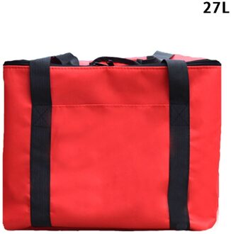 Draagbare Picknick Geïsoleerde Oxford Doek Houder Opvouwbare Rits Container Voedsel Opslag Sterkte Waterdicht Pizza Levering Zak Verse