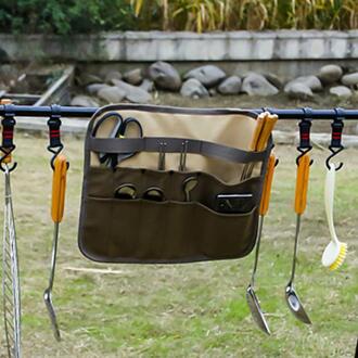 Draagbare Picknick Servies Opbergtas Rechthoek Outdoor Camping Kookgerei Vouwen Opknoping Holder Tassen Vork Lepel Zak Tool Kit