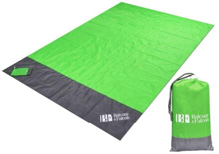Draagbare Picknick Strand Mat Pocket Deken, Waterdicht Strand Mat Camping Bed Slapen Pad Outdoor Picknick Camping Tent Mat groen