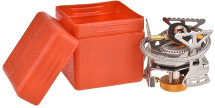 Draagbare Piezo Ontsteking Split Gasfornuis Outdoor Camping Gasfornuis Camping Apparatuur Gasbrander Gas Adapter