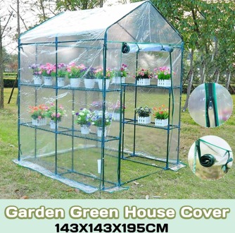 Draagbare Planten Cover Zonder Ijzer Stand Pvc Kas Cover Tuin Planten Bloem Huis Waterdicht Anti-Uv Koude Bestendig