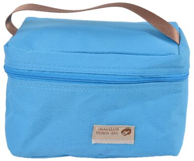 Draagbare Plastic Cartoon Voedsel Container Gezonde Lunch Box Bento Dozen Servies Voor Studenten Bestek Kids Kinderen 1 Pcs A 16X11CM