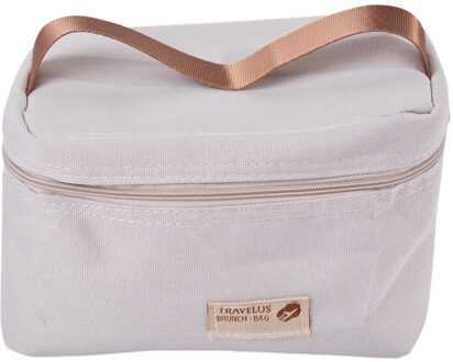 Draagbare Plastic Cartoon Voedsel Container Gezonde Lunch Box Bento Dozen Servies Voor Studenten Bestek Kids Kinderen 1 Pcs D 16X11CM