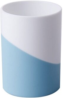 Draagbare Plastic Eenvoudige Nordic Mondwater Tandenborstelhouder Wassen Cup Antislip Thuis Badkamer Mondwater Cup Fles 1