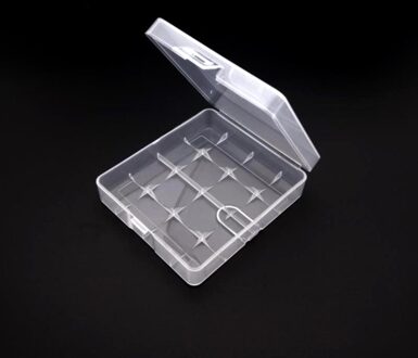 Draagbare Plastic Opbergdoos Geval Houder Veilig En Droog Praktische Duurzaam Doos Voor 4X18650 Batterij