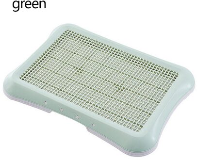 Draagbare Plastic Pet Hond Kat Wc Lade Huisdier Potje Urinoir Kom Pee Training Toilet Te Schoon Huisdier Product groen