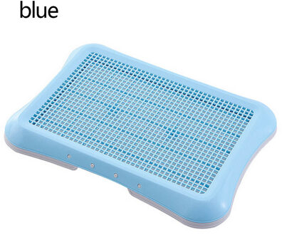 Draagbare Plastic Pet Hond Kat Wc Lade Huisdier Potje Urinoir Kom Pee Training Toilet Te Schoon Huisdier Product lucht blauw