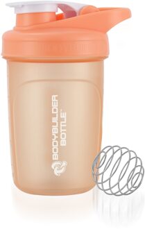 Draagbare Plastic Waterfles, Eiwit Shaker Fles Met Cap Beter Voor Carry & Drinken Oranje