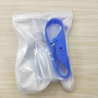 Draagbare Polsbandjes Handdesinfecterend Mini Handdesinfecterend Dispenser Fles Herbruikbare Armband Polsband Volwassen Kid Reizen Huishouden blauw