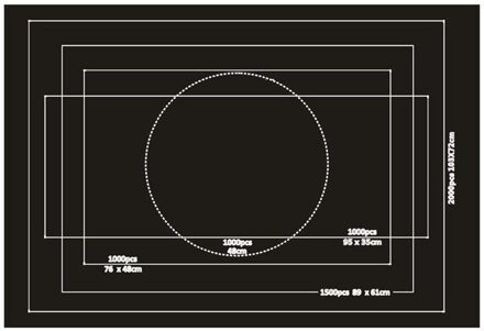 Draagbare Puzzels Pad Reizen Opbergtas Jigsaw Roll Vilt Mat Deken Puzzel Opslag Mat Roll Voor Tot 1500-3000 Stuks Puzzels 1500stk groen