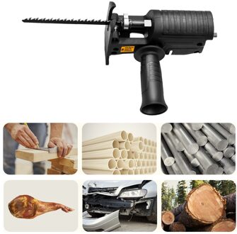 Draagbare Reciprozaag Adapter Elektrische Boor Gemodificeerde Elektrische Saw Power Tool Hout Frees Machine Attachment Adapter A zonder olie- can