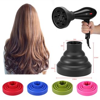 Draagbare Reizen Mode Haardroger Diffuser Cover Opvouwbare Föhn Kap Blower Kapsalon Curly Styling Haarverzorging
