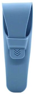 Draagbare Reizen Scheermesjes Houder Doos Scheerapparaat Case Mannen Vrouwen Scheren Machine Opslag Tool Badkamer Schoon Organizer blauw