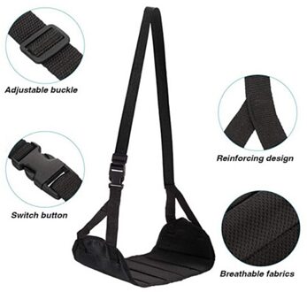 Draagbare Reizen Vliegtuig Voetsteun Gemaakt Met Memory Foam Vlucht Hangmat MDJ998