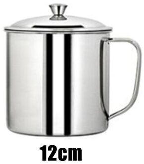 Draagbare Roestvrij Staal Camping Mok Water Melk Koffie Thee Cup Reizen Tuimelaars 12cm 1100ml