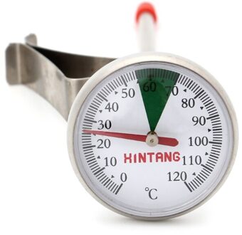 Draagbare Roestvrij Staal Keuken Voedsel Koken Melk Koffie Probe Thermometer A0NC